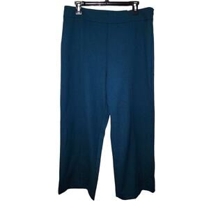 NWT Ann Taylor Sz 12 Green High Rise Fitted Straight Ankle Dress Pants Career